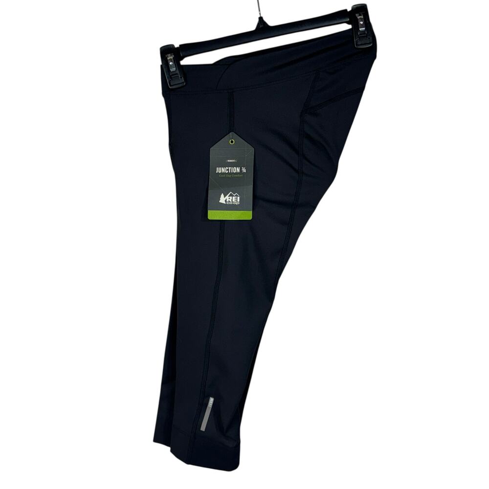 REI Co-Op X-Small Junction 3/4 Leggings Compression Stretch Padded Cycling Bike